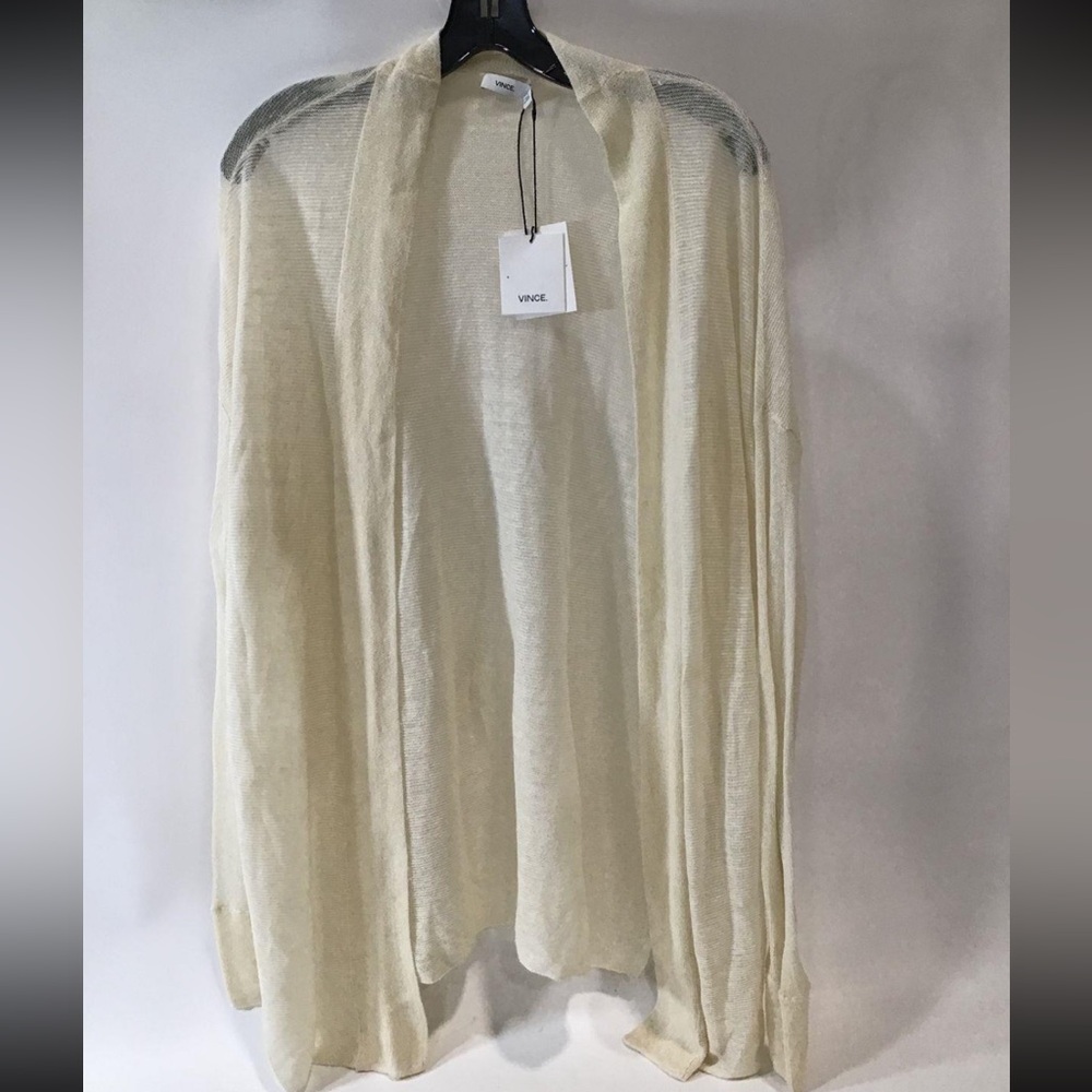 NEW!! Women’s Vince Cream Lightweight Cardigan Size S